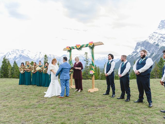 Renan and Isha&apos;s wedding in Banff, Alberta 89