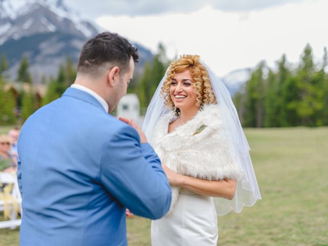 Renan and Isha&apos;s wedding in Banff, Alberta 90