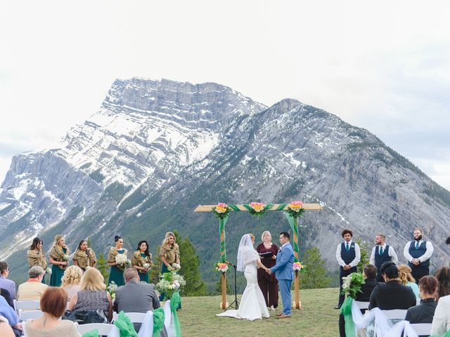 Renan and Isha&apos;s wedding in Banff, Alberta 91