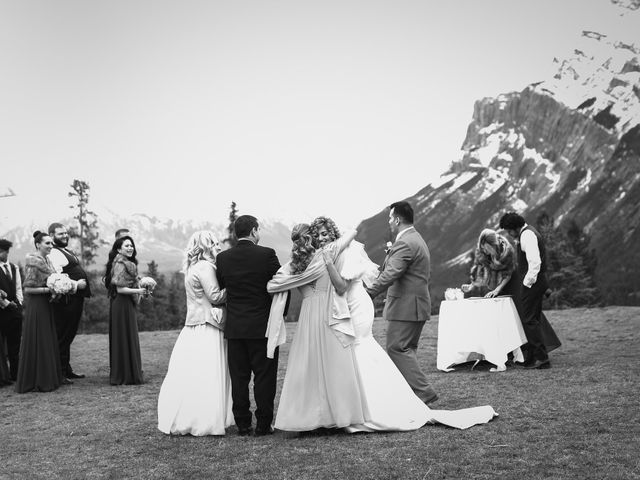 Renan and Isha&apos;s wedding in Banff, Alberta 94
