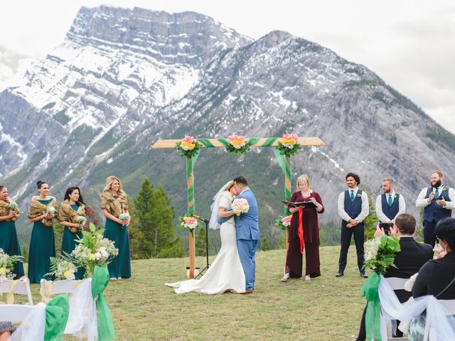 Renan and Isha&apos;s wedding in Banff, Alberta 103