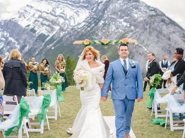 Renan and Isha&apos;s wedding in Banff, Alberta 105