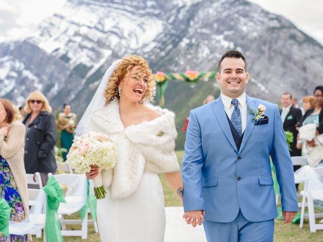 Renan and Isha&apos;s wedding in Banff, Alberta 106