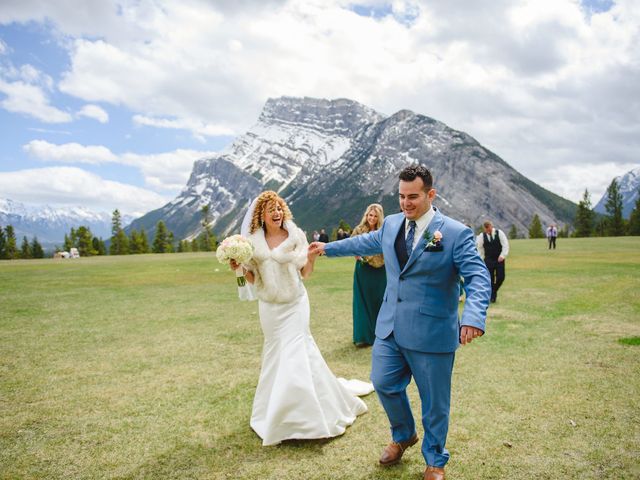 Renan and Isha&apos;s wedding in Banff, Alberta 110