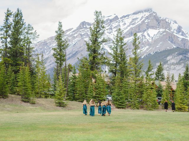 Renan and Isha&apos;s wedding in Banff, Alberta 113
