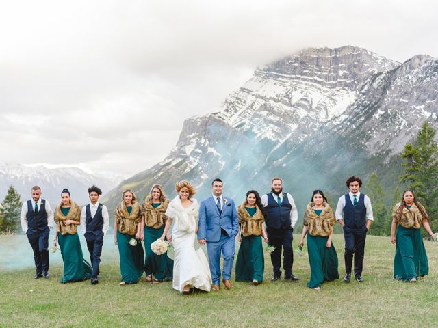 Renan and Isha&apos;s wedding in Banff, Alberta 125