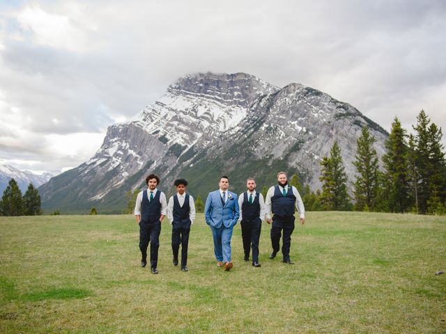 Renan and Isha&apos;s wedding in Banff, Alberta 129