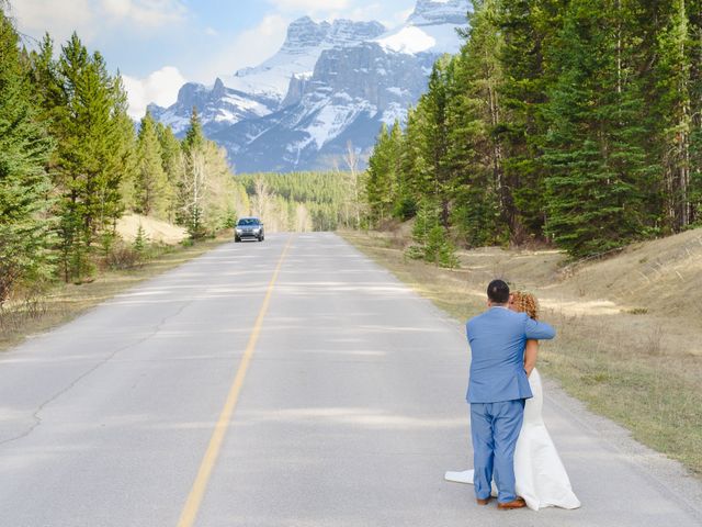 Renan and Isha&apos;s wedding in Banff, Alberta 144
