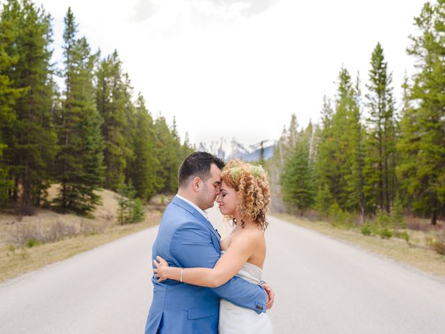 Renan and Isha&apos;s wedding in Banff, Alberta 161