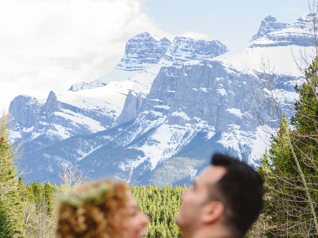 Renan and Isha&apos;s wedding in Banff, Alberta 163