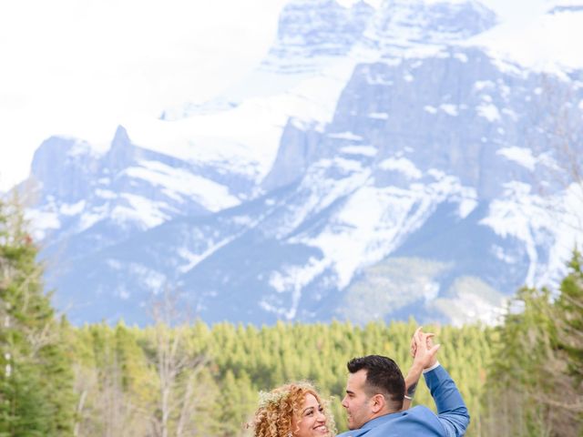 Renan and Isha&apos;s wedding in Banff, Alberta 166