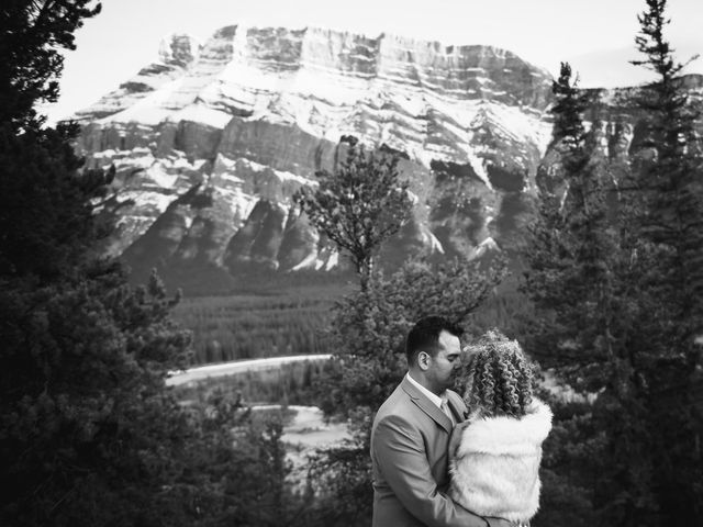 Renan and Isha&apos;s wedding in Banff, Alberta 174