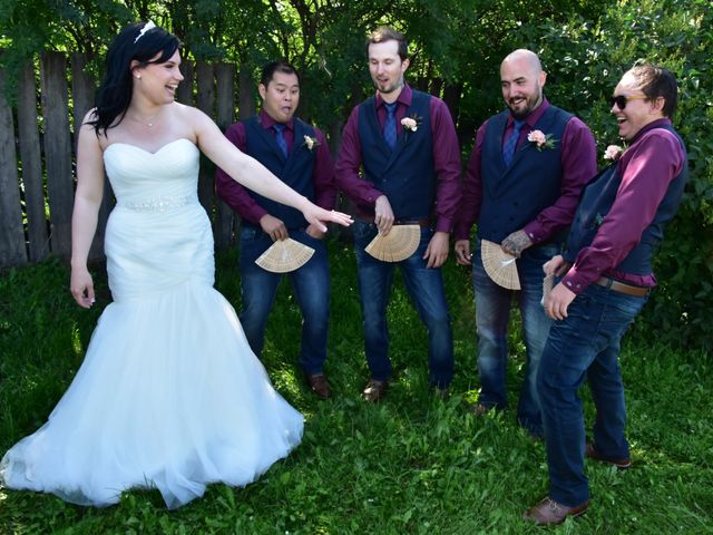 Elvis and Danielle&apos;s wedding in Lacombe County, Alberta 16
