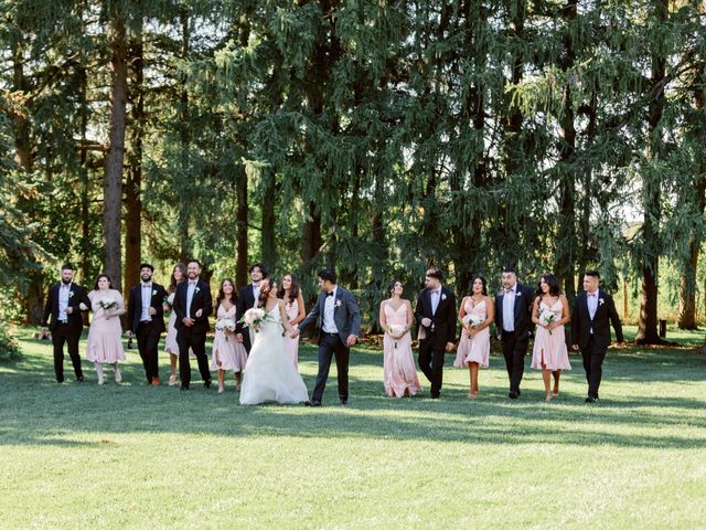 Rabin and Cassandra&apos;s wedding in Alton, Ontario 5