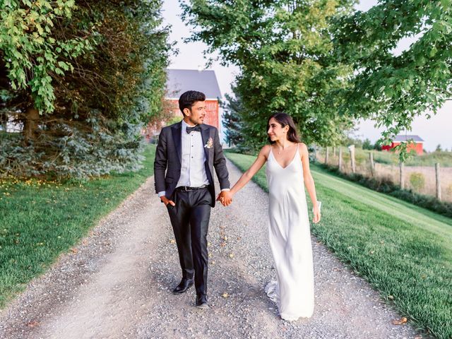 Rabin and Cassandra&apos;s wedding in Alton, Ontario 11