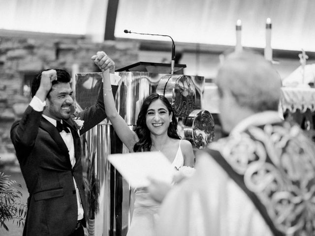 Rabin and Cassandra&apos;s wedding in Alton, Ontario 21