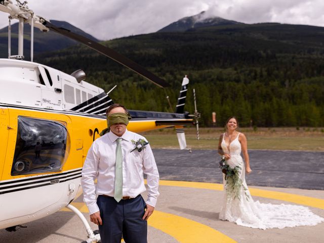 Crystal and Del's wedding in Valemount, British Columbia 11