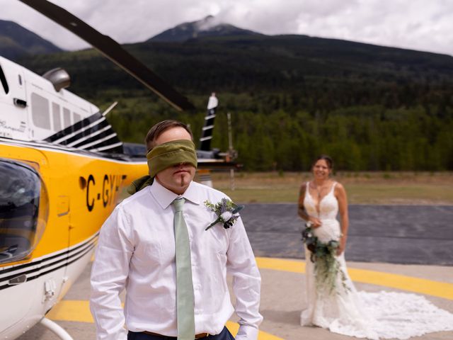Crystal and Del's wedding in Valemount, British Columbia 12