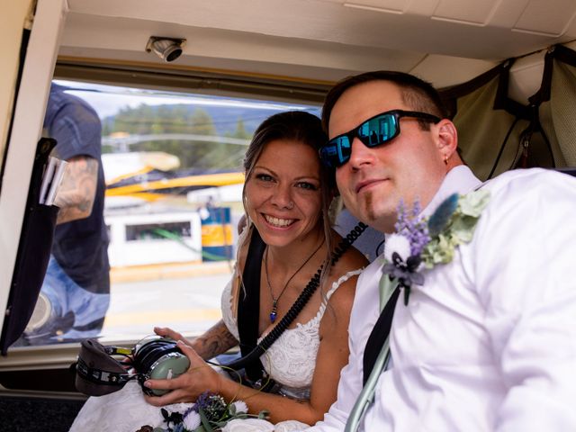 Crystal and Del's wedding in Valemount, British Columbia 16