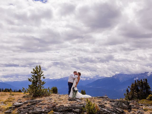 Crystal and Del's wedding in Valemount, British Columbia 17