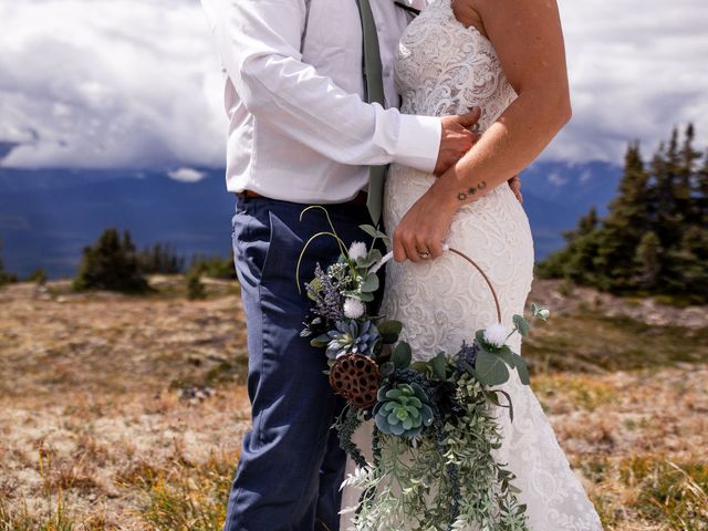 Crystal and Del's wedding in Valemount, British Columbia 18