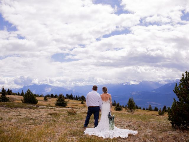 Crystal and Del's wedding in Valemount, British Columbia 20