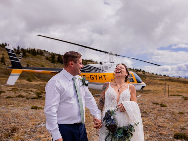 Crystal and Del's wedding in Valemount, British Columbia 21