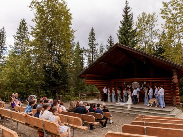 Crystal and Del's wedding in Valemount, British Columbia 34