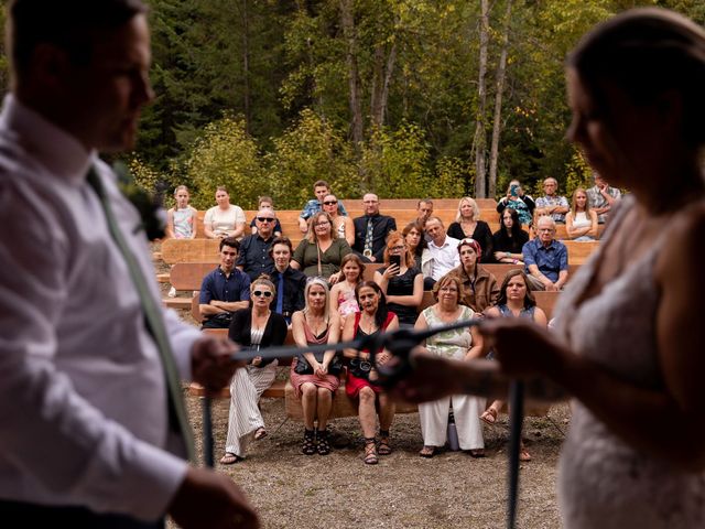 Crystal and Del's wedding in Valemount, British Columbia 37