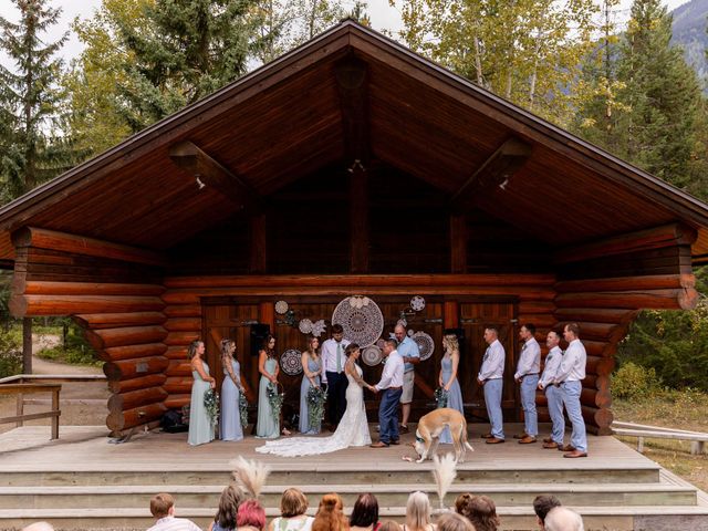 Crystal and Del's wedding in Valemount, British Columbia 39