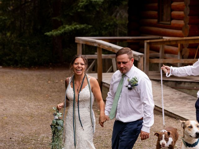 Crystal and Del's wedding in Valemount, British Columbia 41