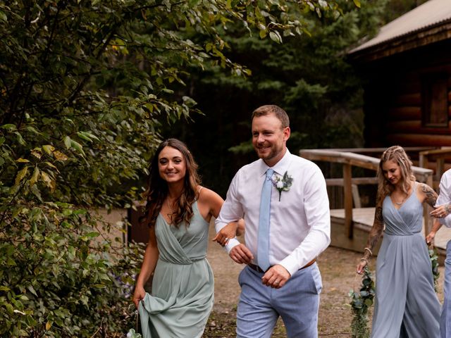 Crystal and Del's wedding in Valemount, British Columbia 42