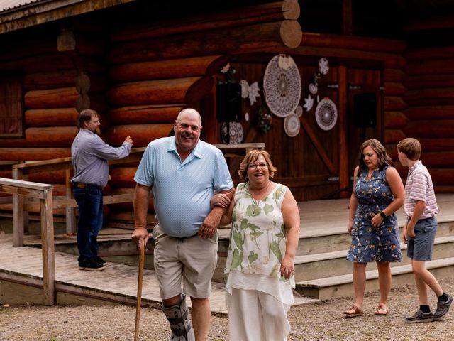 Crystal and Del's wedding in Valemount, British Columbia 44