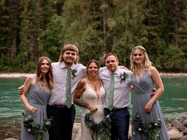 Crystal and Del's wedding in Valemount, British Columbia 51
