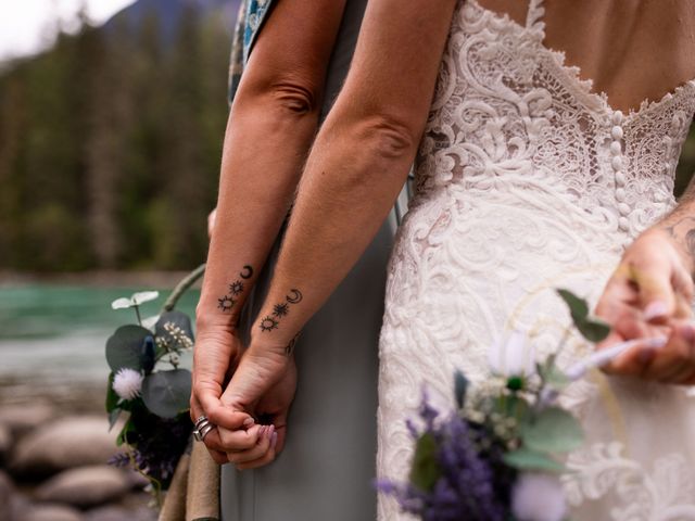Crystal and Del's wedding in Valemount, British Columbia 54
