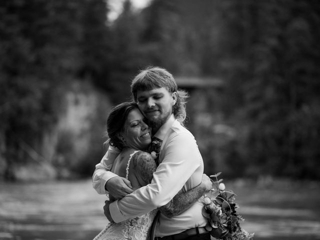 Crystal and Del's wedding in Valemount, British Columbia 59