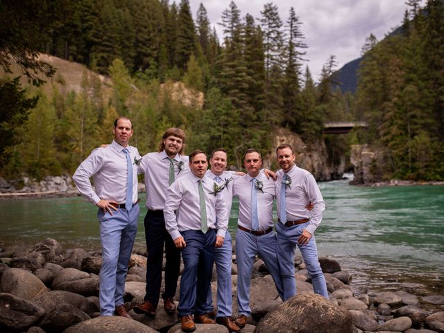 Crystal and Del's wedding in Valemount, British Columbia 64