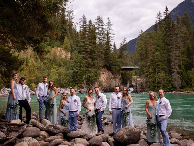 Crystal and Del's wedding in Valemount, British Columbia 65