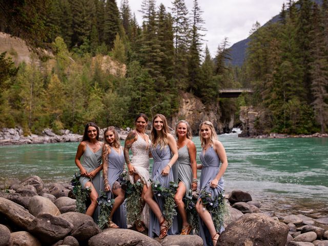 Crystal and Del's wedding in Valemount, British Columbia 67