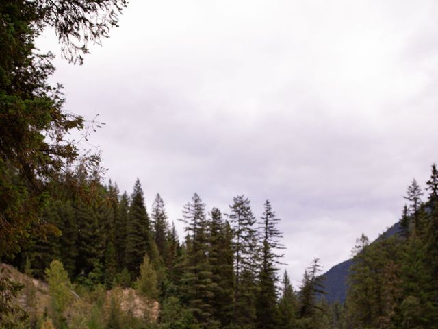 Crystal and Del's wedding in Valemount, British Columbia 1