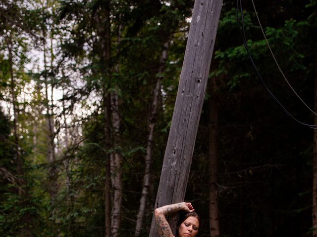 Crystal and Del's wedding in Valemount, British Columbia 70