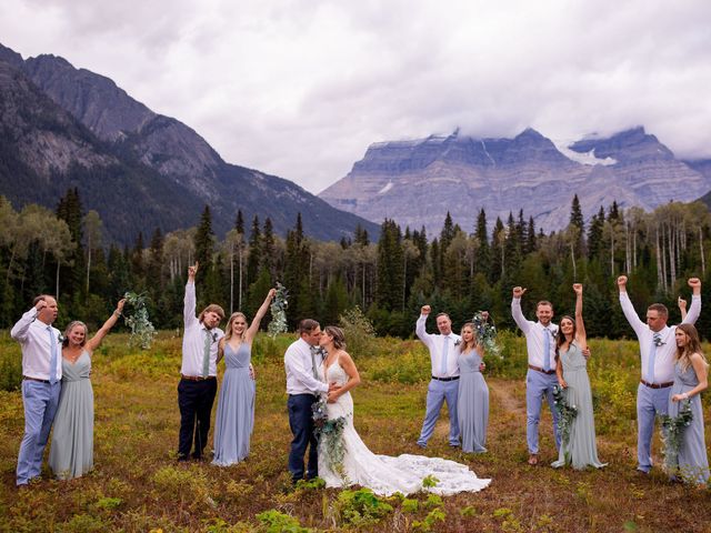 Crystal and Del's wedding in Valemount, British Columbia 71