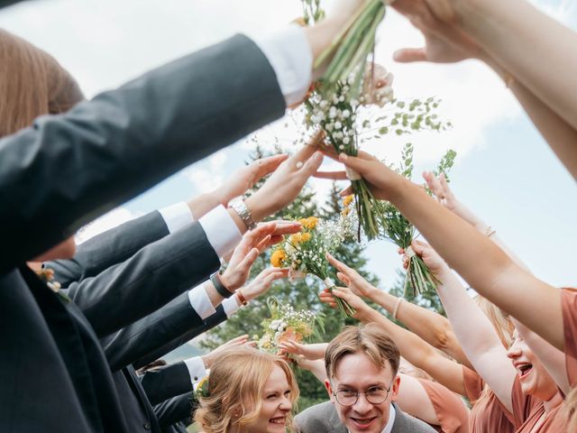 Tyler and Lauren&apos;s wedding in Canmore, Alberta 1