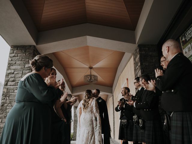 Phil and Natalie's wedding in Canmore, Alberta 11