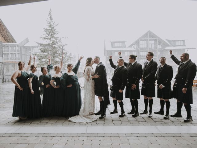 Phil and Natalie's wedding in Canmore, Alberta 12