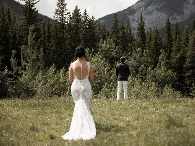 Dysin and Brittney&apos;s wedding in Canmore, Alberta 39