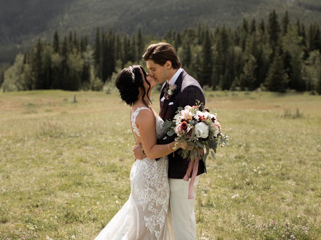 Dysin and Brittney&apos;s wedding in Canmore, Alberta 42