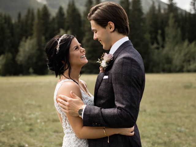 Dysin and Brittney&apos;s wedding in Canmore, Alberta 43