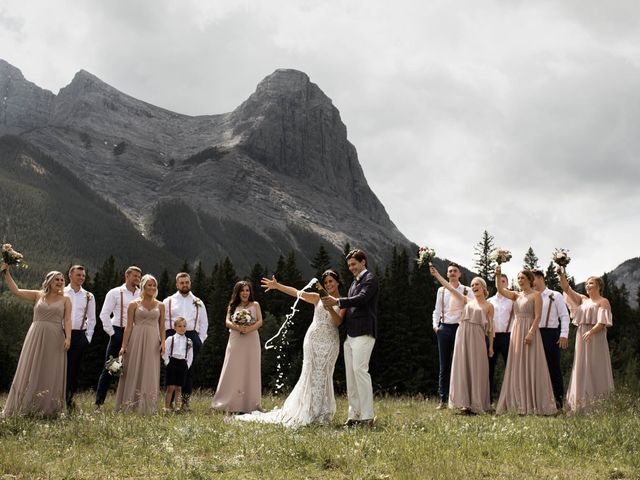 Dysin and Brittney&apos;s wedding in Canmore, Alberta 59