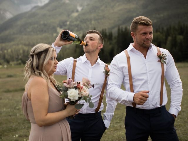 Dysin and Brittney&apos;s wedding in Canmore, Alberta 64